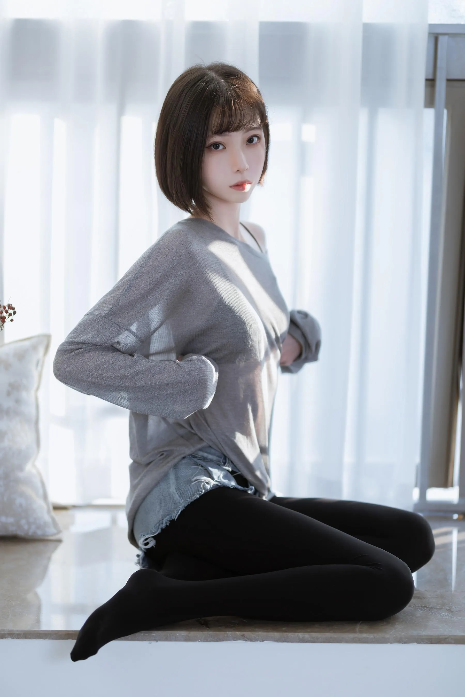 许岚LAN – NO.27 半透毛衣 [41P]插图9